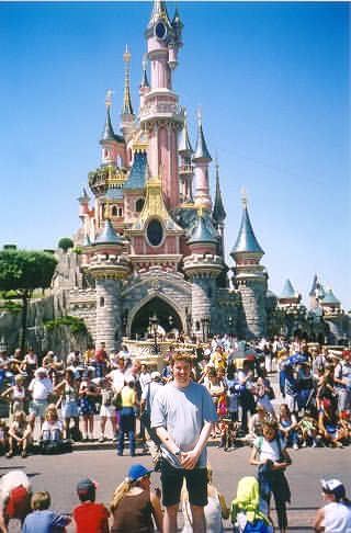 Paul in front of the Castle