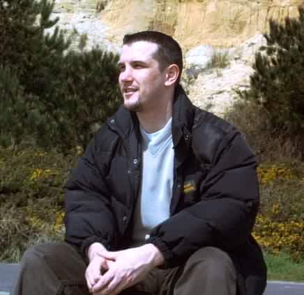 On Bournemouth beach - pensive!